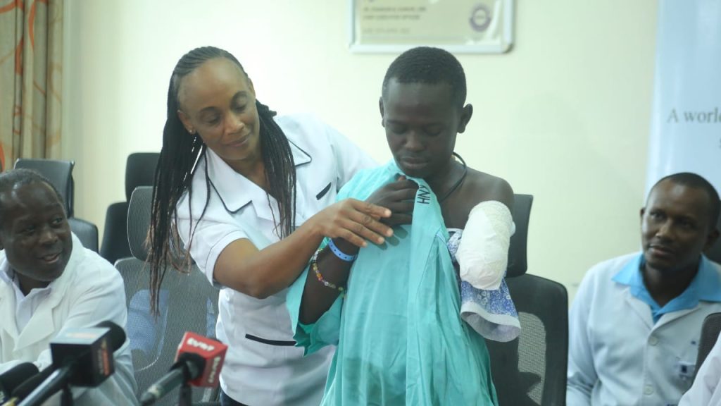 Kenyan doctors make history with first-ever surgery to restore feeling in amputated arm