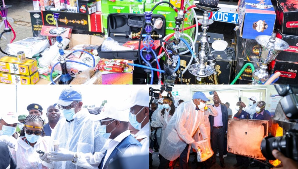 Government destroys 5.5 tonnes of illegal tobacco products to Mark World No Tobacco Day