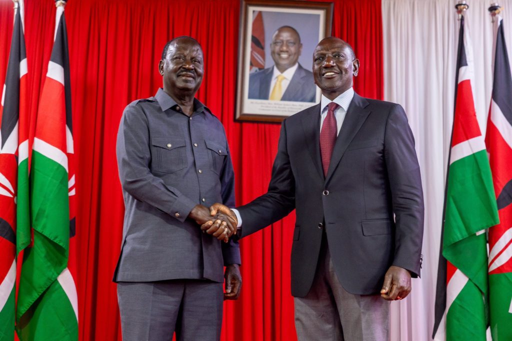 Only 23% see Raila backing Ruto in 2027, majority oppose broad-based government