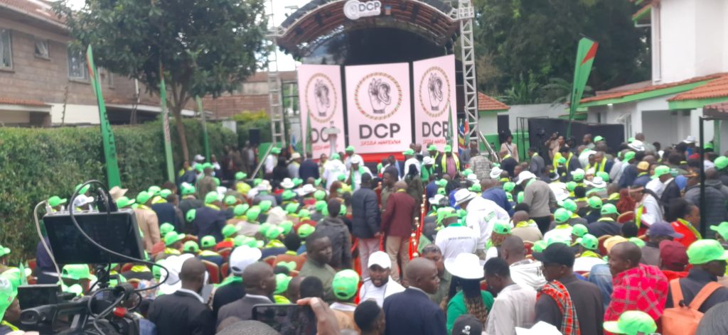 Chaos erupt during the unveiling of Rigathi Gachagua’s Democracy for Citizens Party