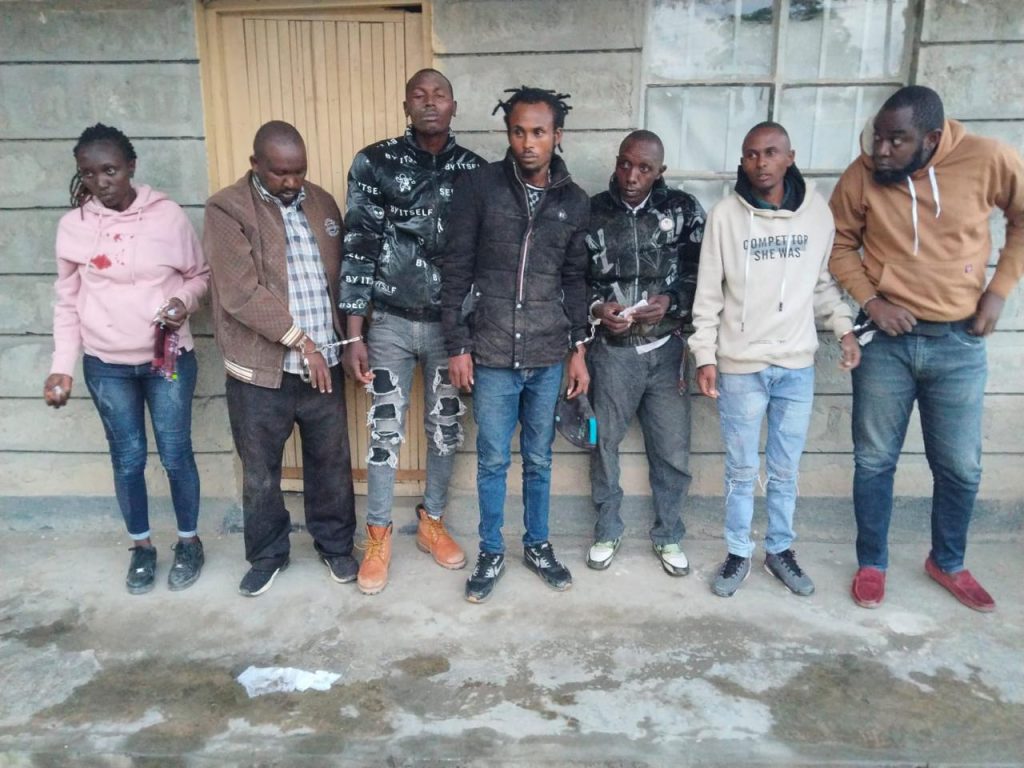 Naivasha: Seven linked to robbery arrested, pistol recovered