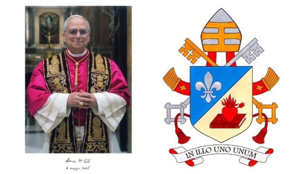 Pope Leo XIV reveals his coat of arms and motto