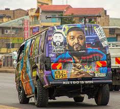A win for matatu culture as DJ Khalid celebrates his graffiti portrait