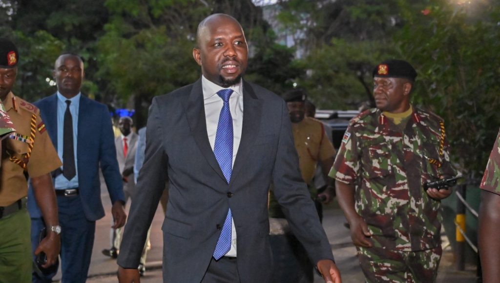 Interior CS Murkomen tours Nairobi CBD as city locks down ahead of protests