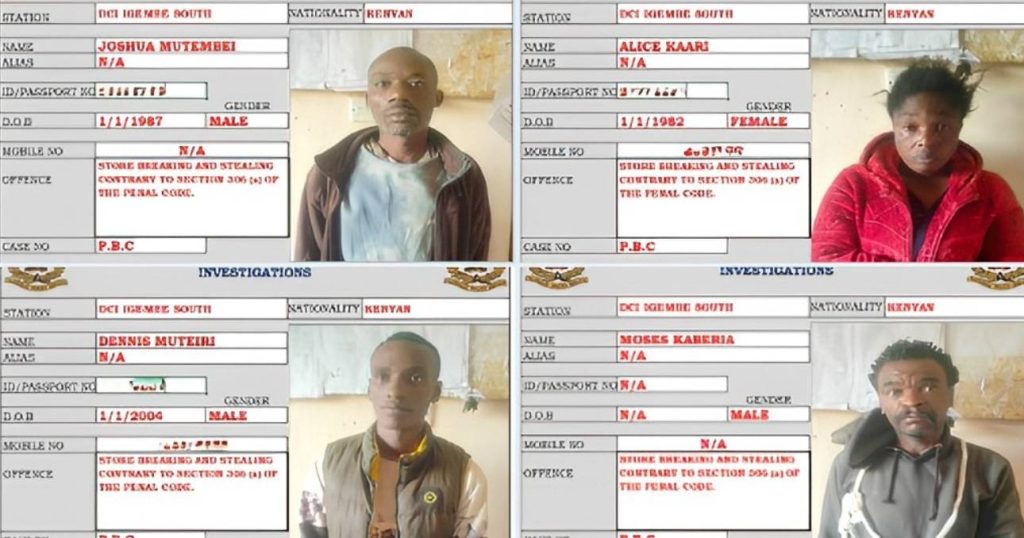 22 suspects arrested in Igembe South and Malindi as Police recover stolen fertiliser, vehicles in post-protest crackdown