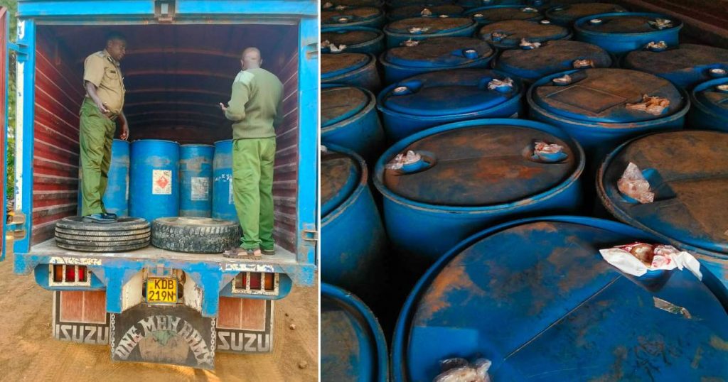 Two arrested as 8,750 Litres of suspected ethanol seized in Busia
