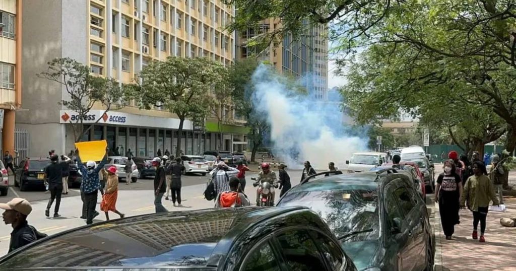Chaos erupt in Nairobi CBD ahead of CS Mbadi’s Ksh 4.2 Trillion budget tabling