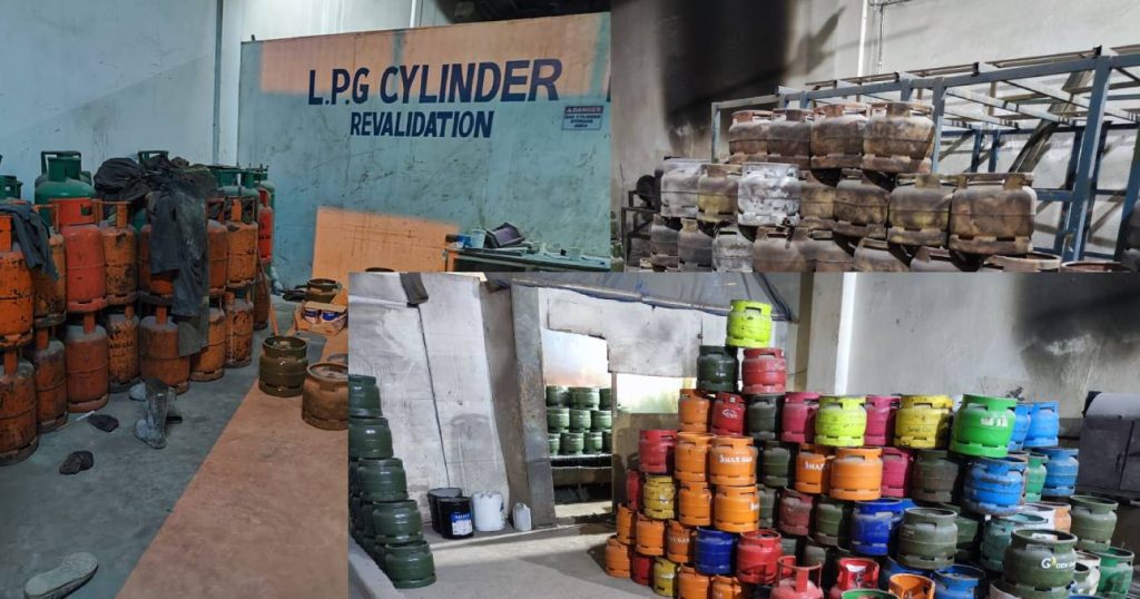 EPRA shuts down illegal LPG refilling plant in Majengo area Mombasa