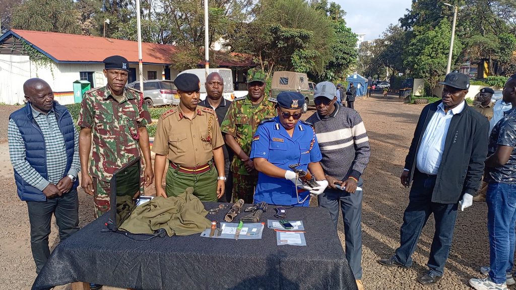 Seven arrested in Kikuyu as police recover stolen firearms from June 25 protests