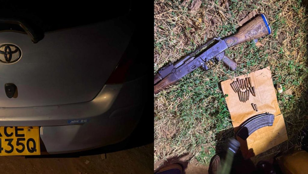 Washukiwa 2 wa wizi wakamatwa Mungania, Meru; AK-47 yapatikana