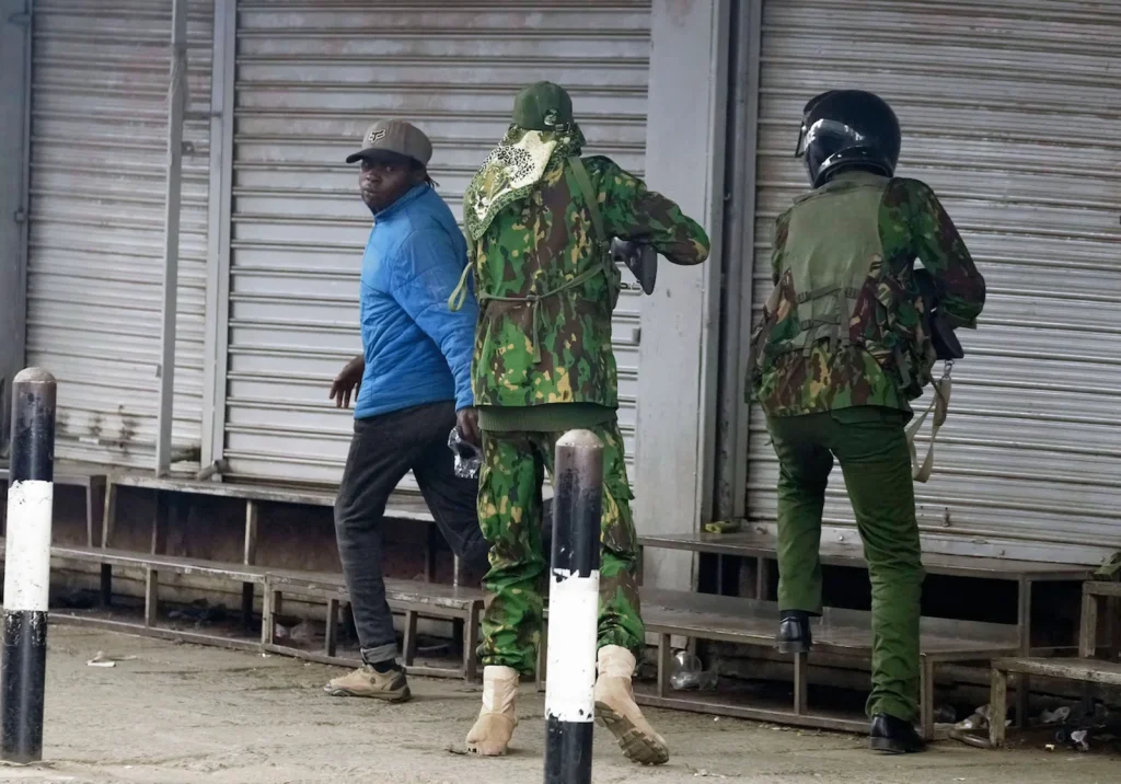 Identities of officers who shot hawker in Nairobi protests revealed