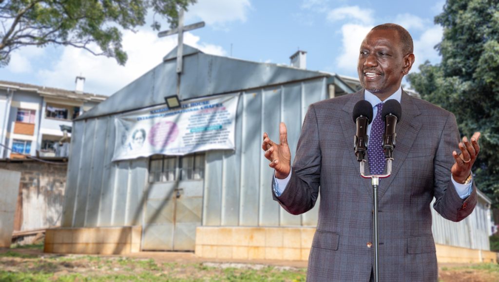 “Nikikuja State House kulikuwa na kanisa la mabati,” President Ruto defends State House church construction