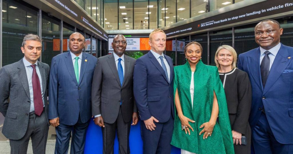 Ruto champions capital market reforms at London Stock Exchange ceremony