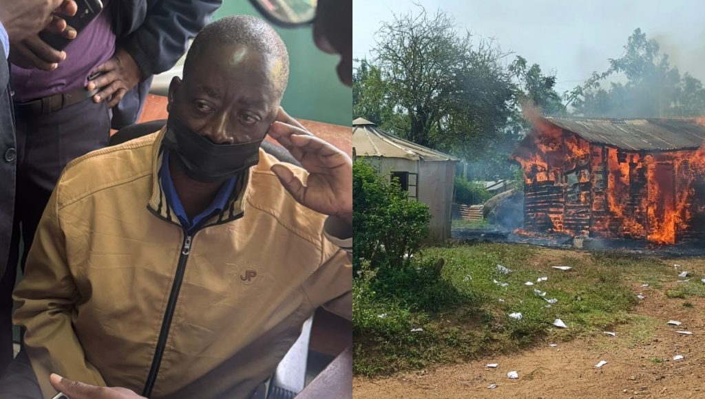 Resurfaced video shows Albert Ojwang’s father pleading with mourners before police station was torched
