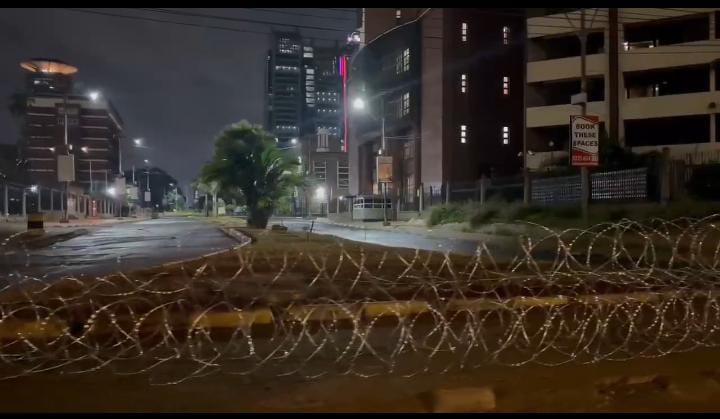 Police barricade major roads leading to Nairobi CBD ahead of July 7th Saba Saba protests