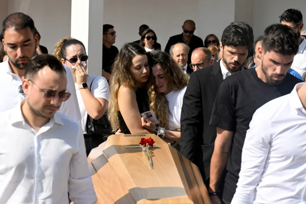 Grief as Liverpool star Diogo Jota and brother André laid to rest