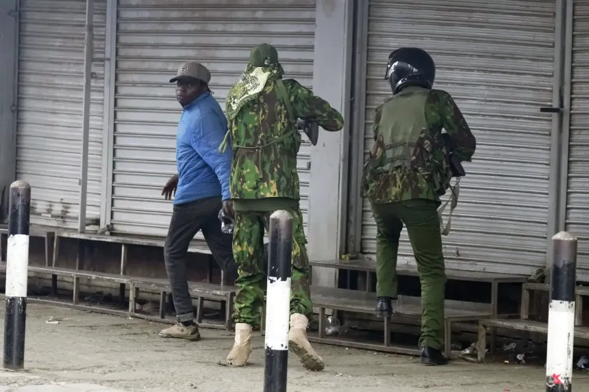 Chaos as police disperse youths holding a candle lighting ceremony for shot mask vendor Boniface Kariuki
